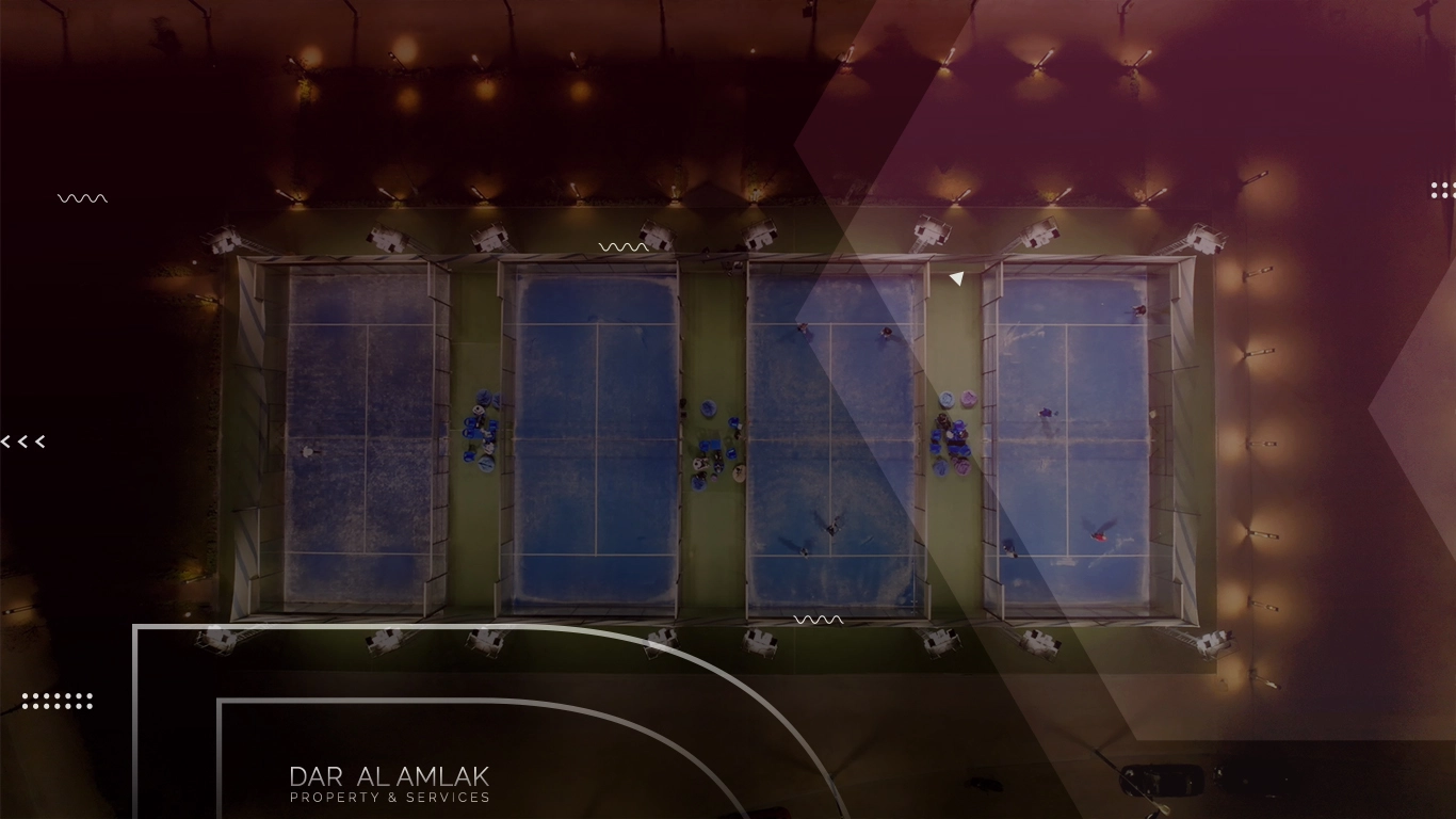 Sports facilities including gym and padel courts